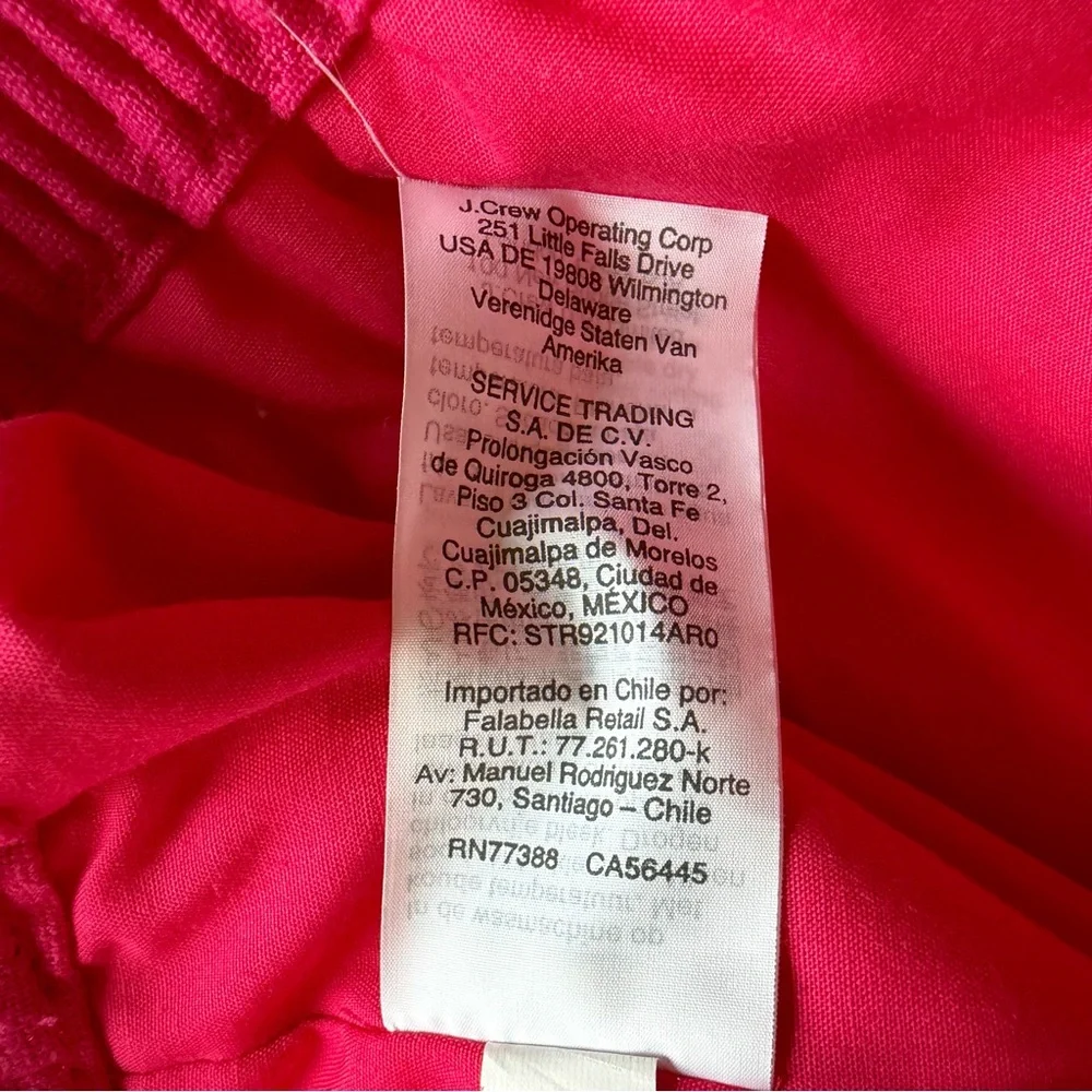 J Crew Skirt Womens 10 Scallop Hem Mini Linen Blend Lined Pockets Preppy NWT - Picture 8 of 10